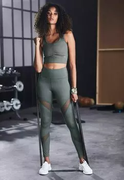 Леггинсы FUNKTIONS LASCANA Active, цвет khaki