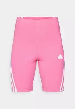Леггинсы Future Icons Three Stripes Biker Short adidas Sportswear, пурпурный