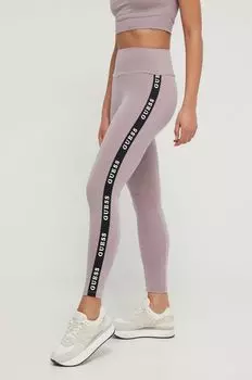 Леггинсы Guess, фиолетовый