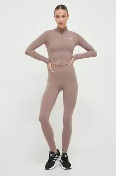 Леггинсы Guess, коричневый