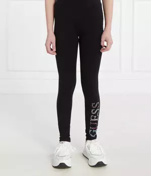 Леггинсы Guess Regular Fit, черный