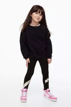 Леггинсы H&amp;M, черный/единорог