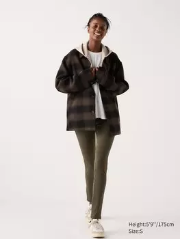 Леггинсы heattech ultra stretch длинные Uniqlo, зеленый