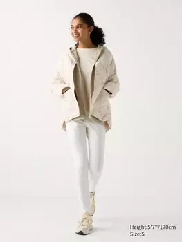 Леггинсы Heattech ultra stretch с высокой посадкой Uniqlo, цвет 00 белый