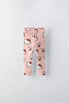 леггинсы hello kitty and friends ZARA, розовый