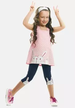 Леггинсы HELLO RABBIT Denokids, цвет pink