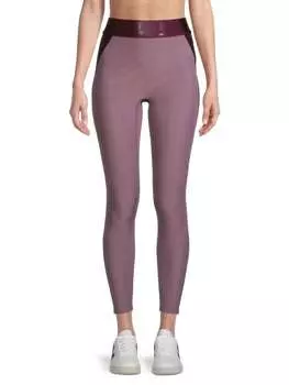 Леггинсы Heroine Sport с цветными блоками crescent, бордово-лиловый