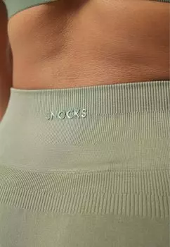 Леггинсы High Waist Seamless SNOCKS, светло-зеленые
