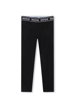 Леггинсы HUGO Kids, цвет black