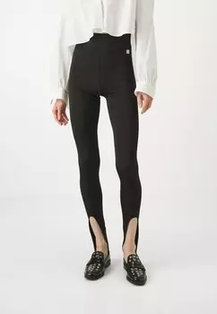 Леггинсы HUGO НАРЕЗИЯ, черный