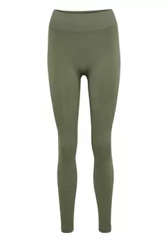 Леггинсы Hummel, цвет deep lichen green
