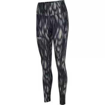 Леггинсы Hummel HIIT AOP Intensity high waist, серый