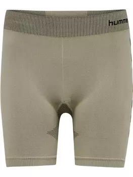 Леггинсы Hummel Hmlfirst Seamless Training Short Tights Women, цвет LONDON FOG