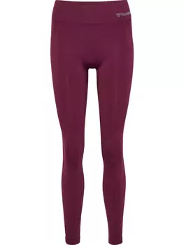 Леггинсы Hummel Hmlmt Una Seamless Mid Waist Tights, цвет PRUNE