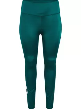 Леггинсы Hummel Hmlte Curvy Hight Waist Tights Plus, цвет DEEP TEAL