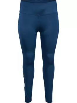 Леггинсы Hummel Hmlte Curvy Hight Waist Tights Plus, цвет INSIGNIA BLUE