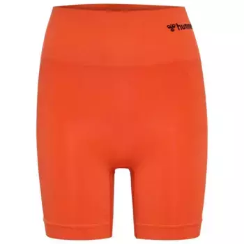 Леггинсы Hummel TIF seamless short, оранжевый