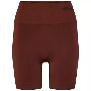 Леггинсы Hummel TIF Short, коричневый