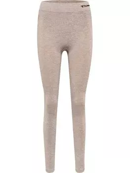 Леггинсы Hummel Tights Hmlci Yoga Damen, цвет DRIFTWOOD MELANGE