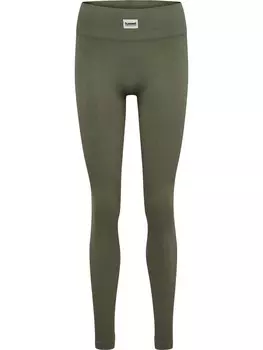 Леггинсы Hummel Tights Hmlpulse Multisport Damen, цвет DUSTY OLIVE