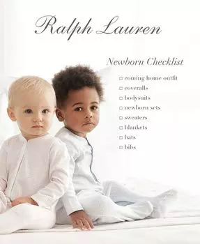 Леггинсы из эластичного хлопка для маленьких девочек Polo Ralph Lauren, розовый