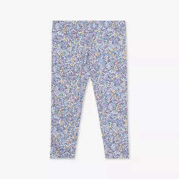 Леггинсы из эластичного хлопка с цветочным узором wiltshire для 2–11 лет Trotters, сиреневый