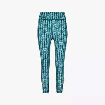 Леггинсы из эластичного переработанного нейлона с абстрактным принтом и высокой посадкой Whistles, мультиколор