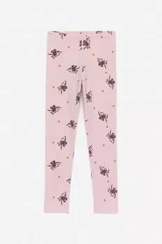 Леггинсы из джерси с принтом Arket, розовый