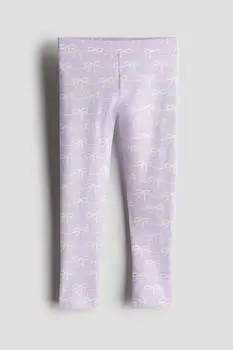 Леггинсы из джерси с принтом H&M, мультиколор