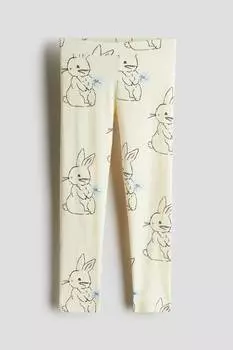 Леггинсы из джерси с принтом H&M, мультиколор