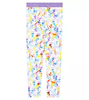 Леггинсы из джерси с принтом Stella McCartney Kids, разноцветный