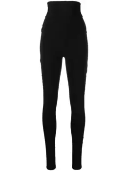 Леггинсы из джерси с завышенной талией Atu Body Couture, черный