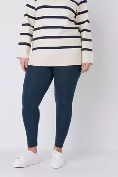 Леггинсы из хлопка и эластана во всю длину Evans, синий