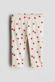 Леггинсы из хлопка с принтом H&M, мультиколор