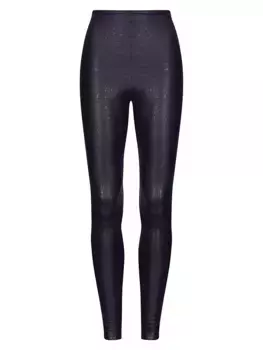 Леггинсы из искусственной кожи под крокодила Commando, цвет croc