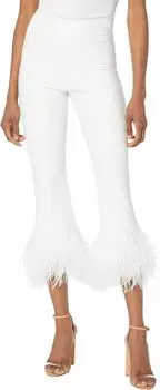 Леггинсы из искусственной кожи с перьями Commando, белый