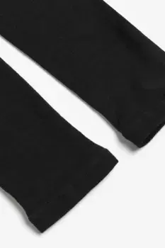 Леггинсы из мериносовой ткани H&M, черный