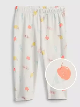 Леггинсы из органического хлопка Gap, бежевый