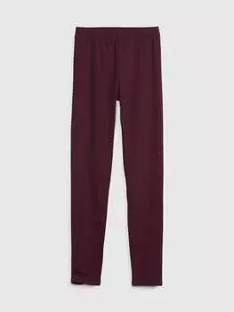 Леггинсы из органического хлопка Gap, цвет wine purple