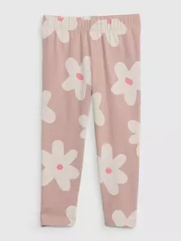 Леггинсы из органического хлопка Gap, розовый