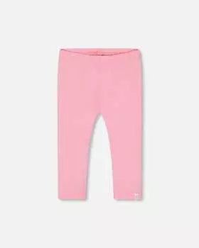 Леггинсы из органического хлопка, карамельно-розовые Deux par Deux