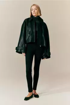 Леггинсы из плотного трикотажа H&M, черный