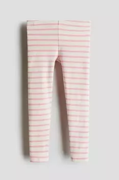 Леггинсы из ребристого джерси H&M, мультиколор