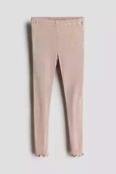 Леггинсы из шелкового джерси H&M, розовый