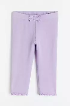 Леггинсы из вафельного джерси H&M