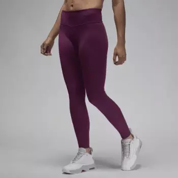 Леггинсы Jordan Sport, цвет Bordeaux/White