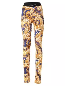 Леггинсы Just Cavalli Skinny Leggings, синий
