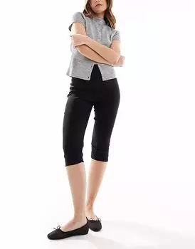 Леггинсы-капри Miss Selfridge черного цвета