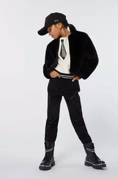 Леггинсы Karl Lagerfeld для детей, черный