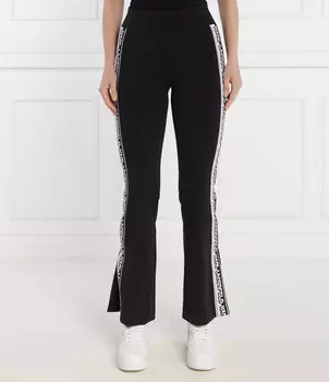 Леггинсы Karl Lagerfeld flare fit, черный
